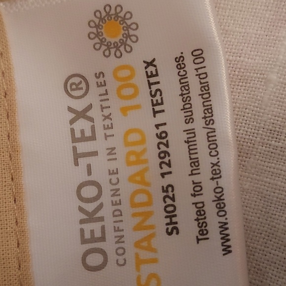 100% Organic Soft Cotton Sand Cream Beige Standard Pillowcase - Picture 6 of 8